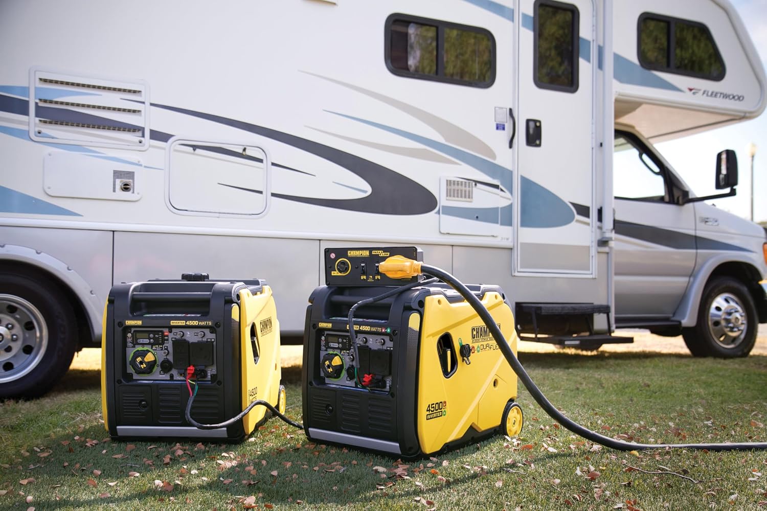 Champion Power Equipment 4500-Watt Electric Start Dual Fuel RV Ready Portable Inverter Generator with Quiet Technology and Free 3-Year Warranty Gronata