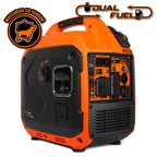 WEN Quiet and Lightweight 3600-Watt Dual Fuel RV-Ready Portable Inverter Generator with Fuel Shut Off and CO Watchdog (DF360iX) Gronata