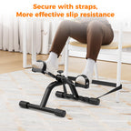 RYGEO Pedal Exerciser Mini Exercise Bike for Leg and Arm Recovery Exercise Lightweight and Portable Floor Bike(Silver) Gronata