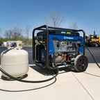 Westinghouse WGen7500DF Dual Fuel Home Backup Portable Generator, 9500 Peak Watts & 7500 Rated Watts, Remote Electric Start, Transfer Switch Ready, Gas & Propane Powered, CARB Compliant Gronata