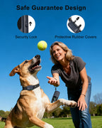 Jugbow Dog Shock Collar - 4500FT Dog Training Collar with Remote, IPX8 Waterproof Electric Dog Collar with 4 Training Modes, Security Lock, Rechargeable eCollar for 10-120lbs Small Medium Large Dogs Gronata