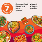 Instant Pot Duo 7-in-1 Electric Pressure Cooker, Slow Cooker, Rice, Steamer, Sauté, Yogurt Maker, Warmer & Sterilizer, Includes App With Over 800 Recipes, Stainless Steel, 6 Quart Gronata
