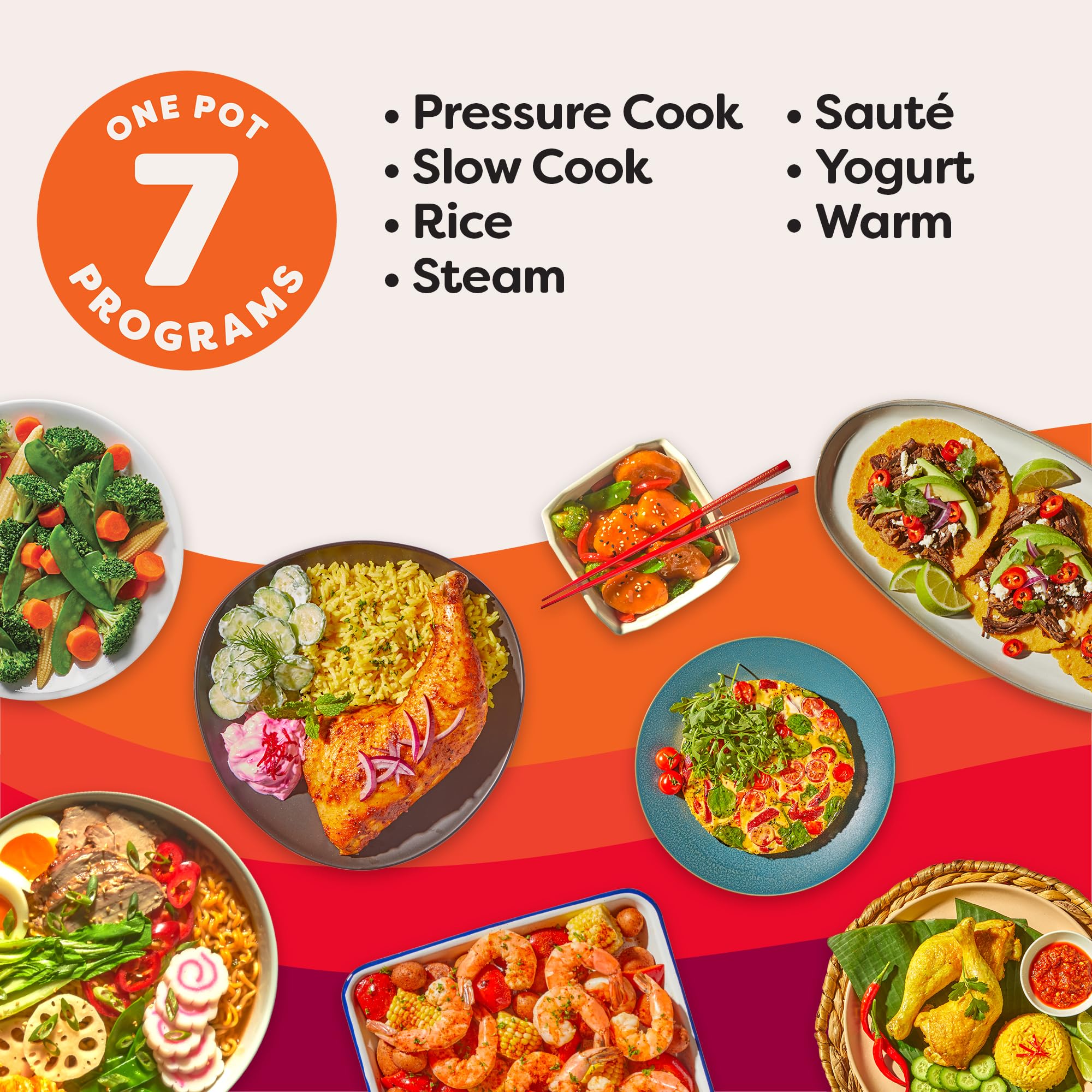 Instant Pot Duo 7-in-1 Electric Pressure Cooker, Slow Cooker, Rice, Steamer, Sauté, Yogurt Maker, Warmer & Sterilizer, Includes App With Over 800 Recipes, Stainless Steel, 6 Quart Gronata