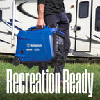 Westinghouse 4000 Peak Watt Super Quiet Portable Inverter Generator, Remote Electric Start with Auto Choke, RV Ready 30A Outlet, Gas Powered, CO Sensor, Parallel Capable Gronata