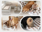 Couch Cushion Cover for dogs Sofa Cover Washable Pet Love Seat Couch Covers for Sofa Slipcovers Couch Protector Blanket for Dogs Sofa Cushion Covers for Pets Washable Pad Black 70x150cm/27.6x59in Gronata