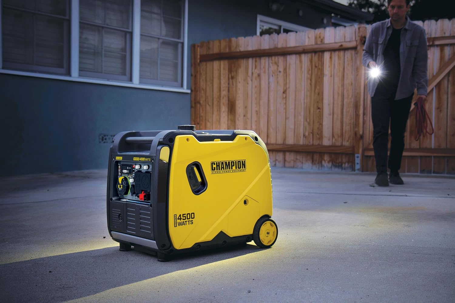 Champion Power Equipment 4500-Watt RV Ready Portable Inverter Generator with Quiet Technology and Free 3-Year Warranty Gronata