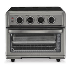 Cuisinart Air Fryer Toaster Oven, 1800W, 8-in-1 with Air Fry, Convection, Broil & Warm, 0.6 Cubic Feet, 60-Minute Timer, TOA-70NAS, Stainless Steel Gronata
