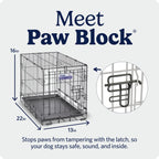 MidWest Homes for Pets 30-Inch iCrate for Medium Breeds, 21-40 lbs, Single Door Folding Dog Crate with Divider Panel, Leak-Proof Tray & Secure Latch, Portable, Durable & Easy to Assemble Gronata