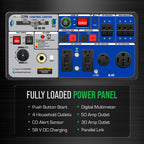 DuroMax XP16000iH 16,000-Watt Dual Fuel Portable Digital Inverter Generator - Gas & Propane, Remote Electric Start, Whole Home Power Backup, Transfer Switch Ready, RV & Emergency Ready Gronata