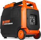 WEN Quiet and Lightweight 4800-Watt Dual Fuel RV-Ready Electric Start Portable Inverter Generator with Fuel Shut Off and CO Watchdog (DF480iX) Gronata