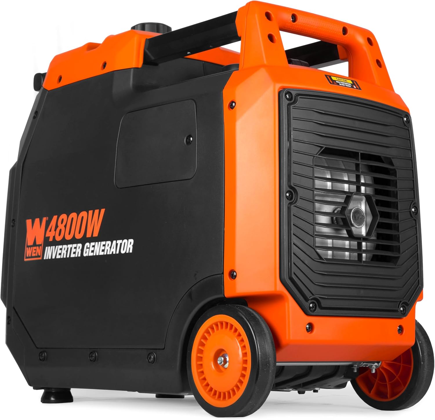WEN Quiet and Lightweight 4800-Watt Dual Fuel RV-Ready Electric Start Portable Inverter Generator with Fuel Shut Off and CO Watchdog (DF480iX) Gronata