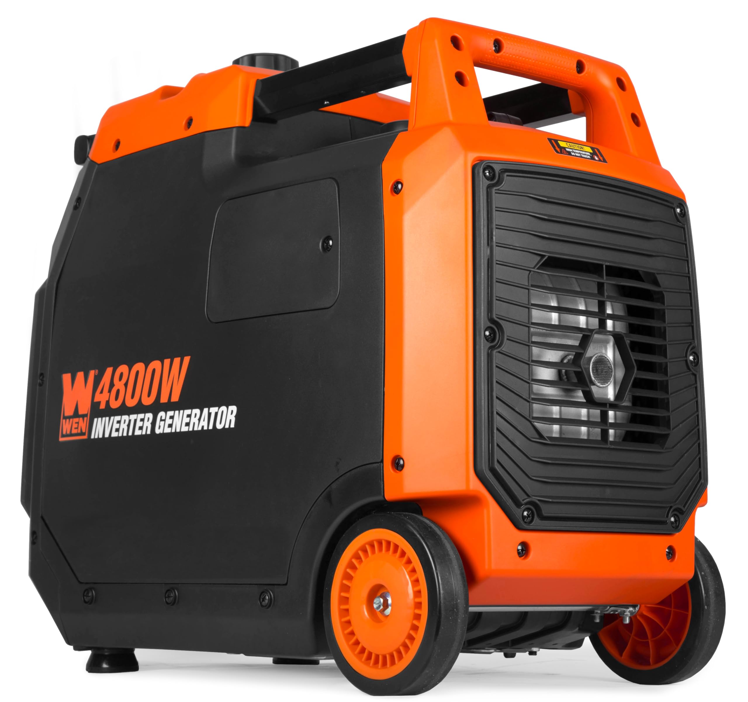 WEN Quiet and Lightweight 4800-Watt Dual Fuel RV-Ready Electric Start Portable Inverter Generator with Fuel Shut Off and CO Watchdog (DF480iX) Gronata