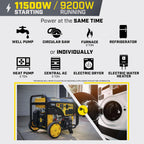 Champion Power Equipment 11,500-Watt Electric Start Home Backup Portable Generator with Free 3-Year Warranty Gronata