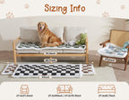 Couch Cushion Cover for dogs Sofa Cover Washable Pet Love Seat Couch Covers for Sofa Slipcovers Couch Protector Blanket for Dogs Sofa Cushion Covers for Pets Washable Pad Black 70x150cm/27.6x59in Gronata