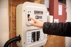 Champion Power Equipment 50-Amp Indoor-Rated Manual Transfer Switch with 30-Foot Generator Power Cord and Weather-Resistant Power Inlet Box Gronata