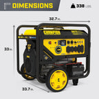 Champion Power Equipment 16,875-Watt Electric Start Home Backup Portable Generator with Free 3-Year Warranty Gronata
