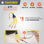 Champion Power Equipment 2 ft. 30A 250V Generator Adapter Cord Gronata