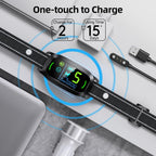 FAFAFROG Dog Bark Collar, Rechargeable Smart Collar, Anti Barking Training Collar with 5 Adjustable Sensitivity Beep Vibration, Bark Collar for Large Medium Small Dogs (Black) Gronata