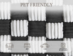 Couch Cushion Cover for dogs Sofa Cover Washable Pet Love Seat Couch Covers for Sofa Slipcovers Couch Protector Blanket for Dogs Sofa Cushion Covers for Pets Washable Pad Black 70x150cm/27.6x59in Gronata