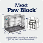 MidWest Homes for Pets 30-Inch iCrate for Medium Breeds, 21-40 lbs, Single Door Folding Dog Crate with Divider Panel, Leak-Proof Tray & Secure Latch, Portable, Durable & Easy to Assemble Gronata