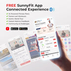Sunny Health & Fitness Dual Function Smart Motorized Mini Bike Trainer, Under Desk Exercise Machine for Senior Training, Arm/Leg Cardio Cycle Workout, Free SunnyFit App Bluetooth Link-SF-B020029SMART Gronata