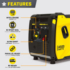 Champion Power Equipment 4500-Watt Wireless Remote Start Inverter Generator with Quiet Technology and Free 3-Year Warranty Gronata