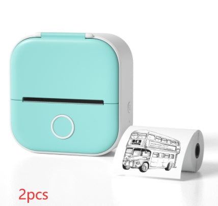 Portable Mini Thermal Label Printer Home Photo Printer Student Wrong Question Printer Bluetooth-compatible Mini Label Printer Price Tag Gronata