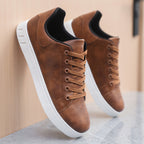 Lace-up Flat Shoes Men's Fashion Casual Shoes Gronata
