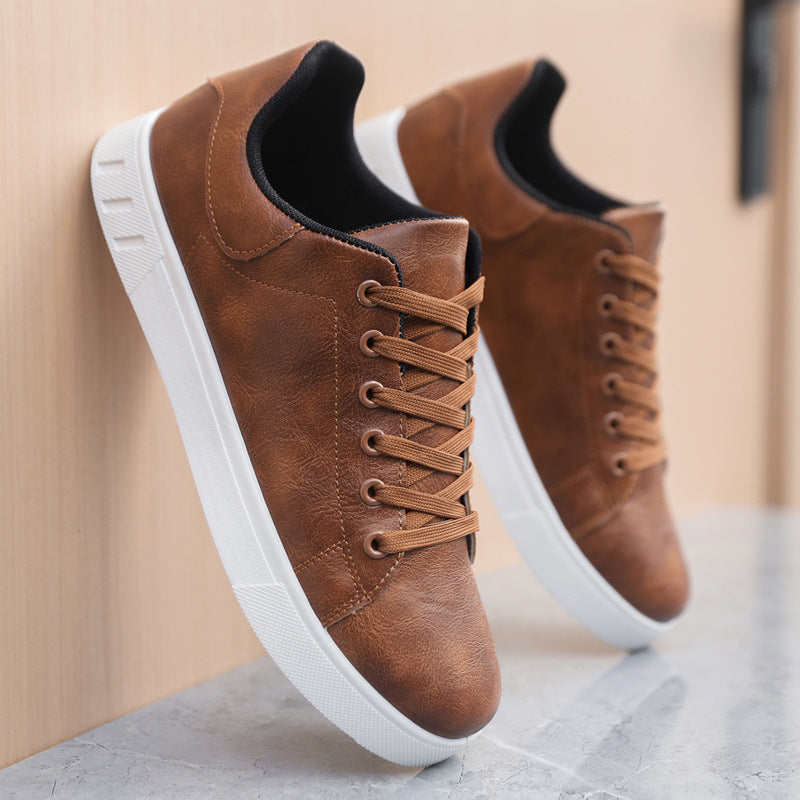 Lace-up Flat Shoes Men's Fashion Casual Shoes Gronata