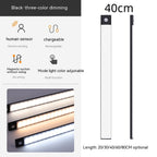 Smart Infrared Sensor Lamp Wireless Magnetic Long Cabinet Light With Rechargeable Hallway Wardrobe Gronata
