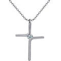 Cross Pendant New Simple Necklace Titanium Steel Plating Gronata