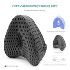 Heart-shaped Memory Foam Leg Pillow Contour Legacy Leg Pillow Gronata