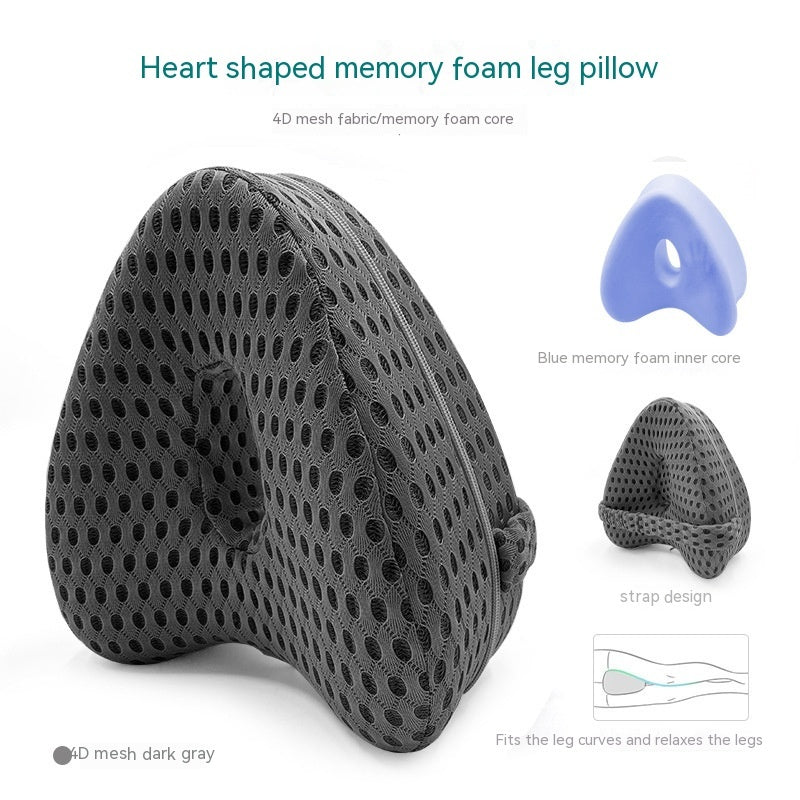 Heart-shaped Memory Foam Leg Pillow Contour Legacy Leg Pillow Gronata