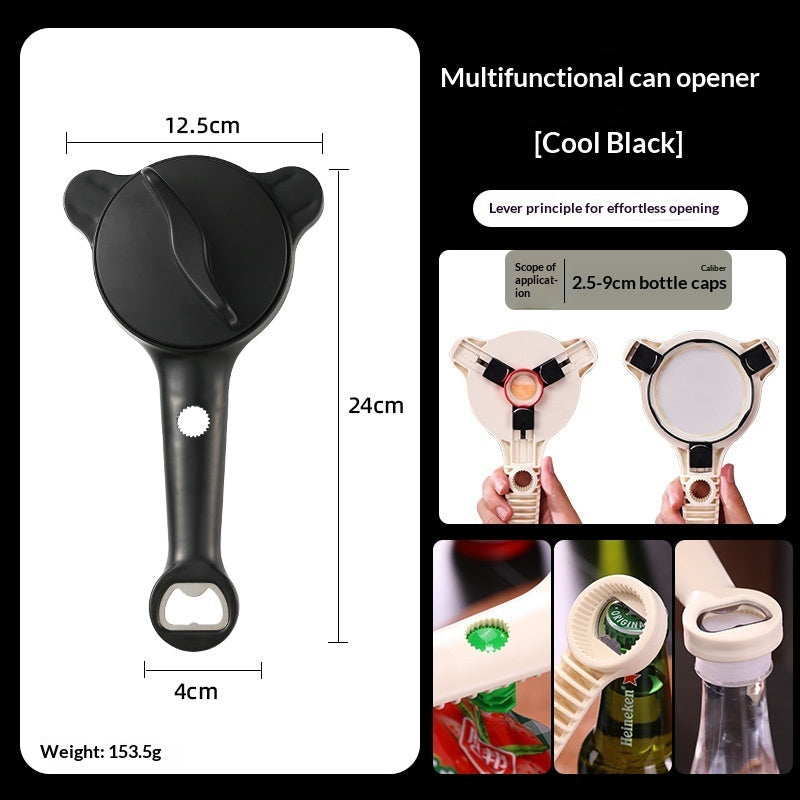 Non-slip, Effortless Can Opener Manual Adjustable Lid Opener Gronata