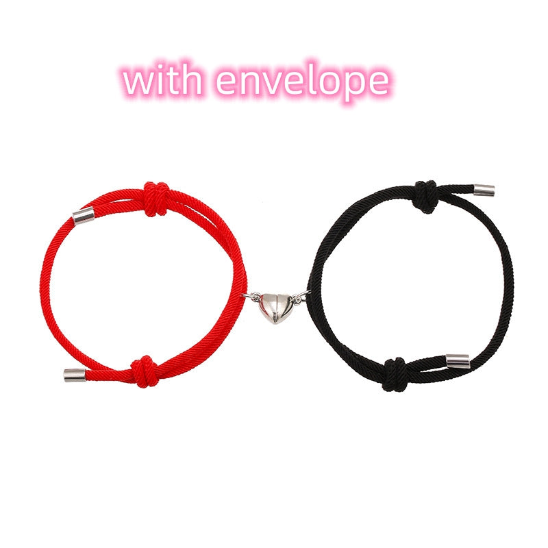 Simple Nylon Love Magnetic Bracelet Gronata