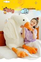 Cute Big White Geese Pillow Plush Toy Gronata