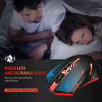 Power-Saving Silent Luminous Wireless Mouse Gronata