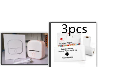 Portable Mini Thermal Label Printer Home Photo Printer Student Wrong Question Printer Bluetooth-compatible Mini Label Printer Price Tag Gronata
