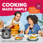Instant Pot Duo 7-in-1 Electric Pressure Cooker, Slow Cooker, Rice, Steamer, Sauté, Yogurt Maker, Warmer & Sterilizer, Includes App With Over 800 Recipes, Stainless Steel, 6 Quart Gronata