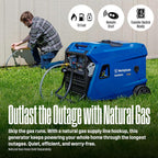 Westinghouse 12000 Peak Watt Tri-Fuel Portable Inverter Generator, Remote Start, Transfer Switch Ready, Gas/Propane/Natural Gas Powered, Low THD, Safe for Electronics, Parallel Capable, CO Sensor Gronata