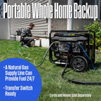 Westinghouse 12500 Peak Watt EFI Tri-Fuel Home Backup Portable Generator, Remote Electric Start, Transfer Switch Ready, Gas, Propane, and Natural Gas Powered, CARB Compliant Gronata