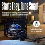 Westinghouse 12500 Peak Watt EFI Tri-Fuel Home Backup Portable Generator, Remote Electric Start, Transfer Switch Ready, Gas, Propane, and Natural Gas Powered, CARB Compliant Gronata