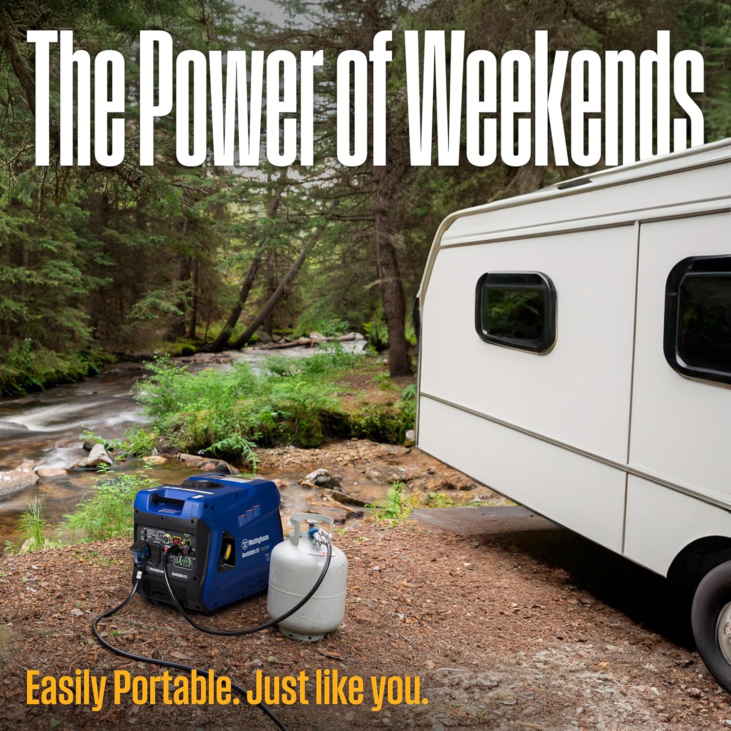 Westinghouse 5000 Peak Watt Super Quiet Dual Fuel Portable Inverter EFI Generator, Remote Electric Start, Gas & Propane Powered, RV Ready, CO Sensor, Parallel Capable, CARB Compliant Gronata