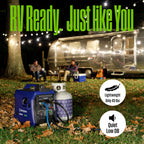 Westinghouse 1500 Peak Watt Super Quiet & Lightweight Portable Inverter Generator, Gas Powered, CO Sensor, Parallel Capable, Long Run Time,Blue Gronata