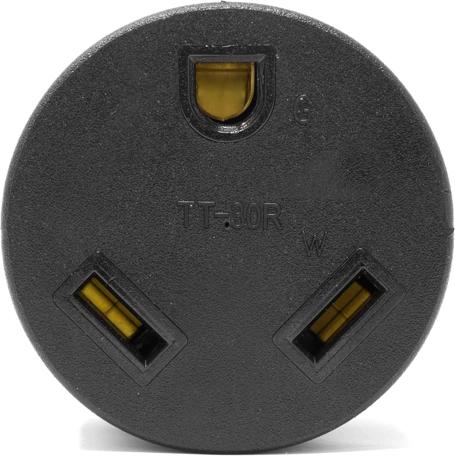 WEN GNA030, NEMA L5-30P Twist-Lock Power Plug to TT-30R Ready Outlet 120V 30-Amp 3600-Watt Generator to RV Adapter, Black Gronata