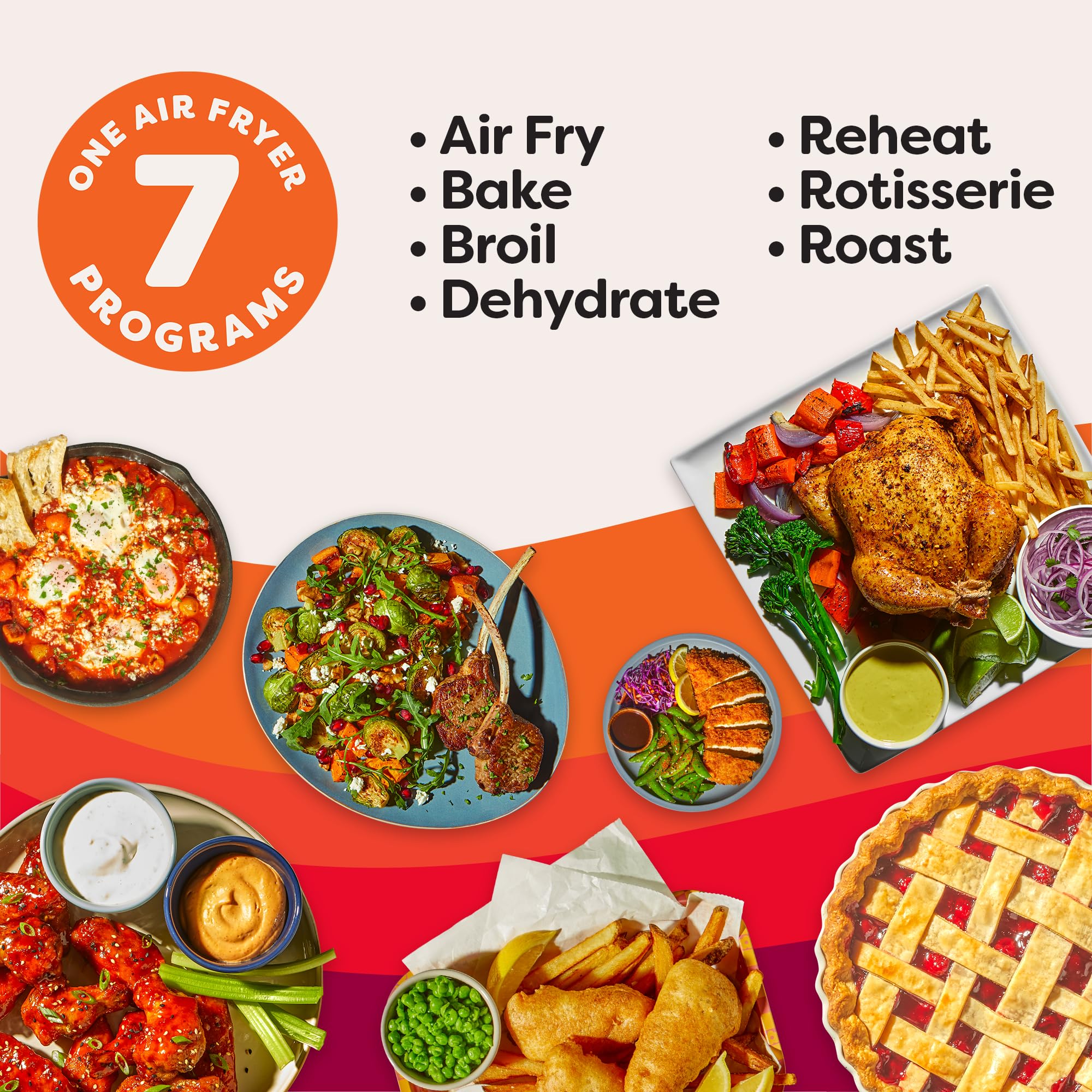 Instant Pot 6QT VORTEX Plus Air Fryer, 6-in-1, Air Fry, Broil, Dehydrate, Crisp, Roast, Reheat, Bake, Dishwasher-Safe Airfryer basket, from the Makers of Instant Pot, Stainless Steel Gronata