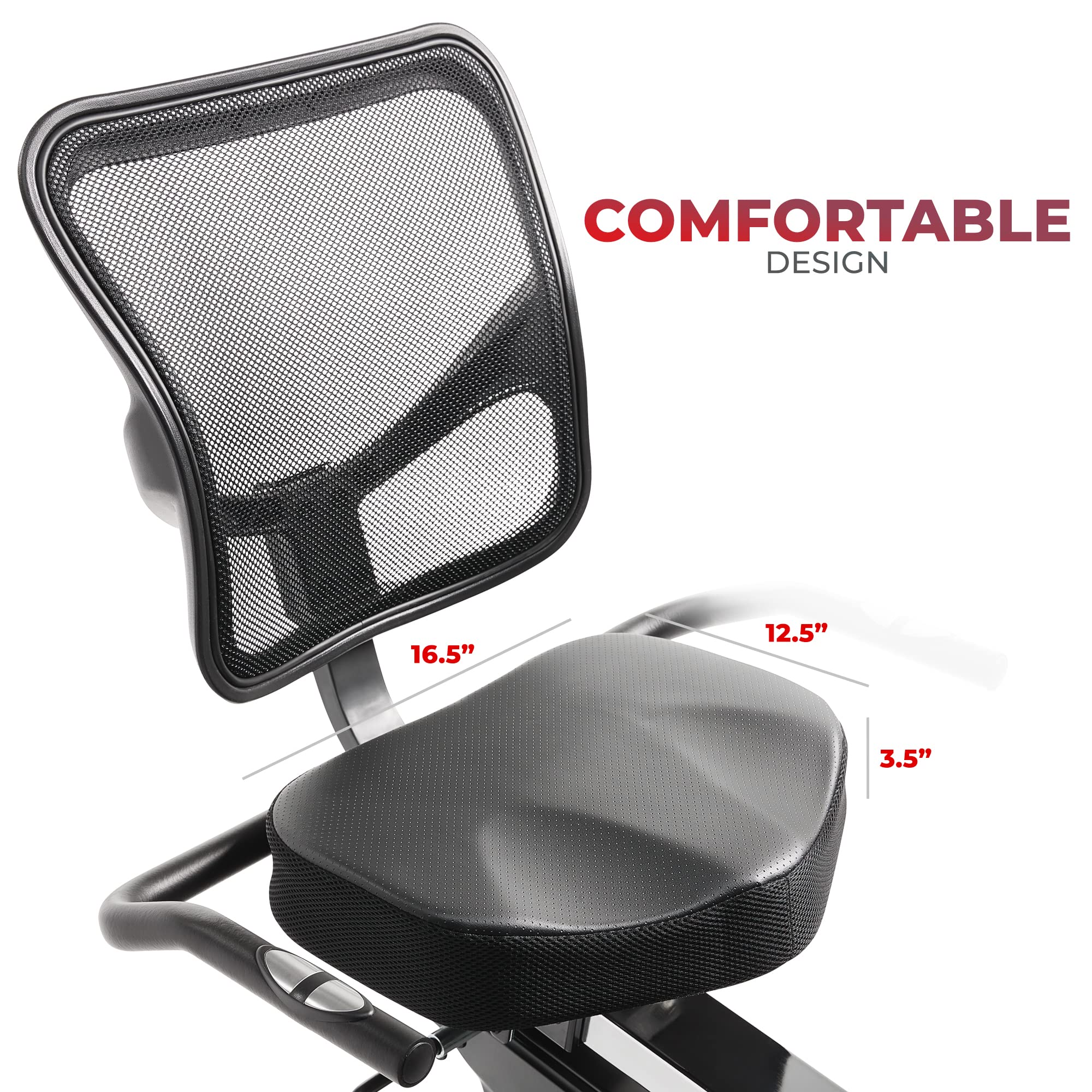 Sunny Health & Fitness Elite Interactive Series Exercise Recumbent Bike - SF-RB420046 Gronata