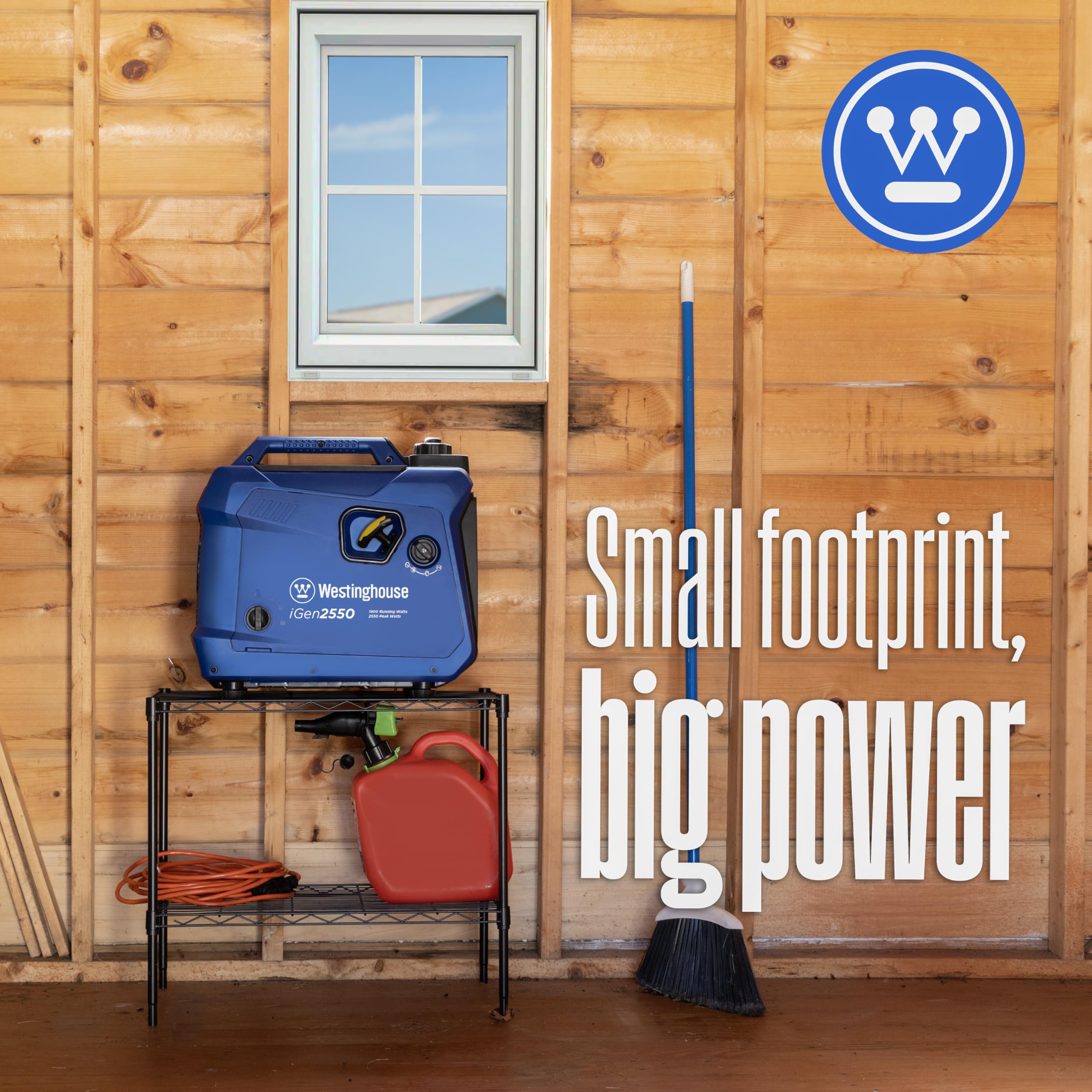 Westinghouse 2550 Peak Watt Super Quiet & Lightweight Portable Inverter Generator, RV Ready 30A Outlet, Gas and Propane Powered, CO Sensor, Parallel Capable, Long Run Time Gronata