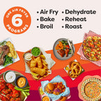 Instant Pot 6QT VORTEX Plus Air Fryer, 6-in-1, Air Fry, Broil, Dehydrate, Crisp, Roast, Reheat, Bake, Dishwasher-Safe Airfryer basket, from the Makers of Instant Pot, Stainless Steel Gronata