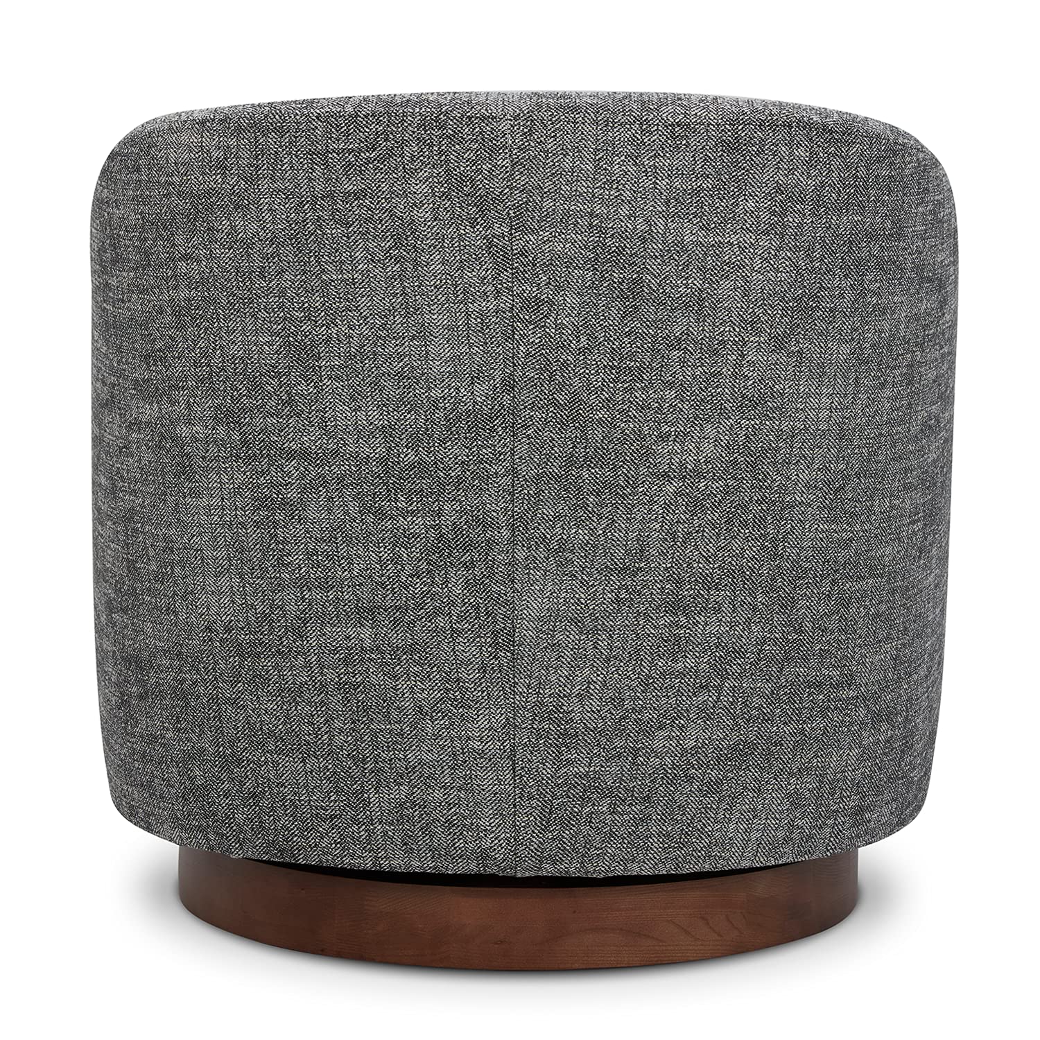 CHITA Swivel Accent Chair, Fully Assembled Fabric Barrel Armchair with FSC Certified Upholstered for Living Room, Bedroom and Office, Cream Gronata